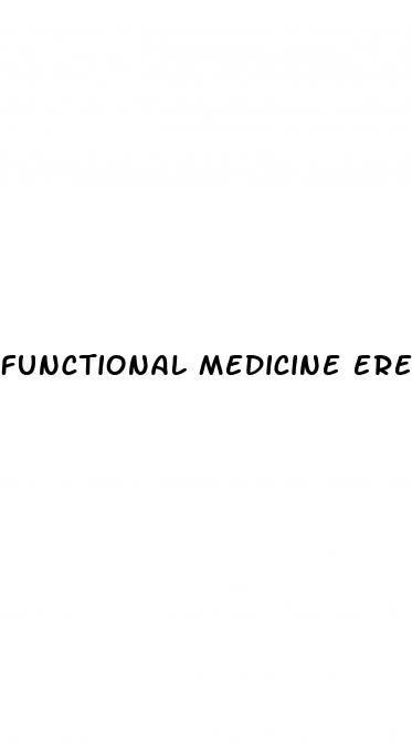 functional medicine erectile dysfunction