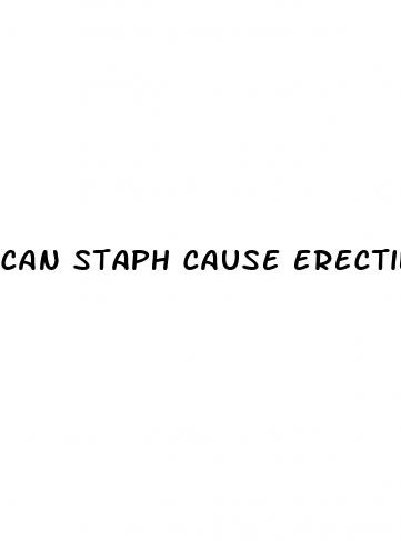 can staph cause erectile dysfunction