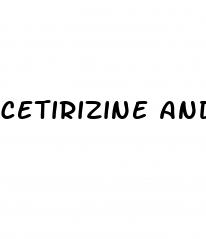 cetirizine and erectile dysfunction