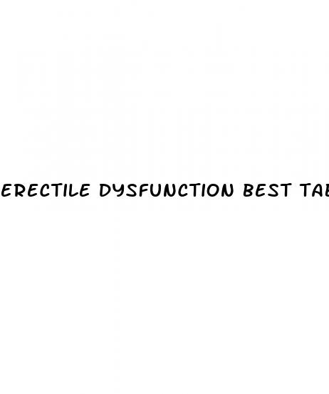 erectile dysfunction best tablet