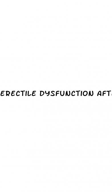 erectile dysfunction after inguinal hernia surgery