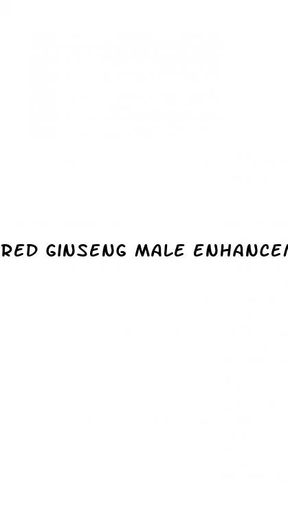 red ginseng male enhancement