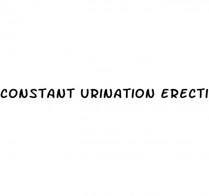 constant urination erectile dysfunction