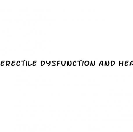 erectile dysfunction and heart disease symptoms