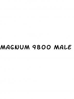 magnum 9800 male enhancement pills reviews