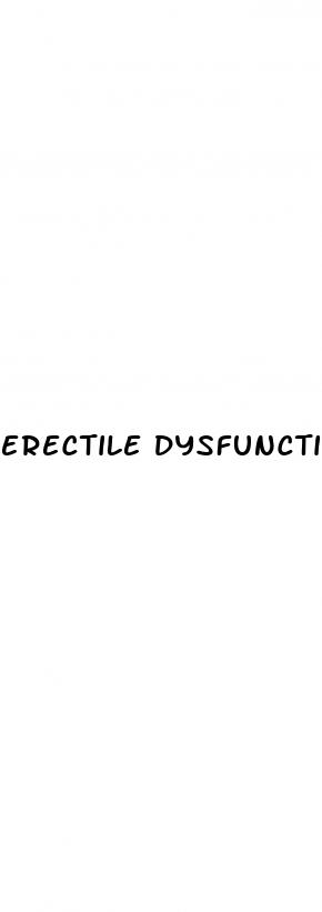 erectile dysfunction low sperm count