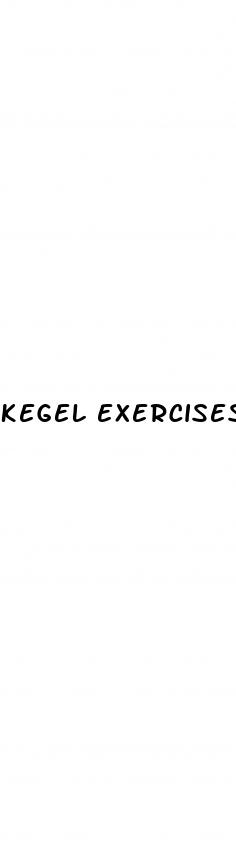 kegel exercises cure erectile dysfunction