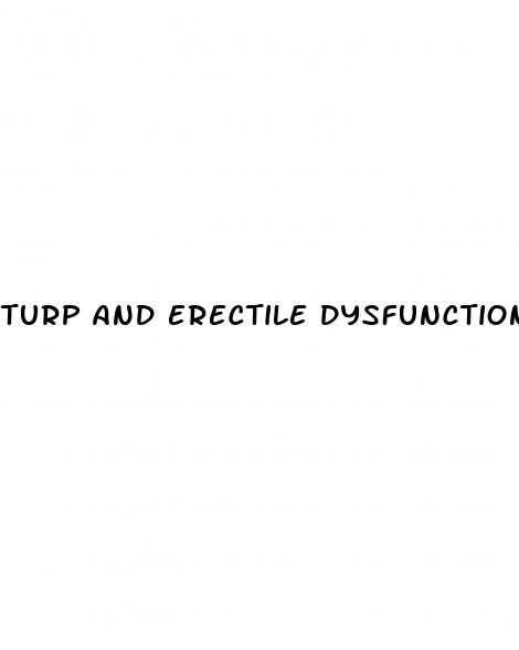 turp and erectile dysfunction