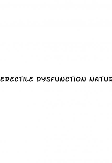 erectile dysfunction natural treatments