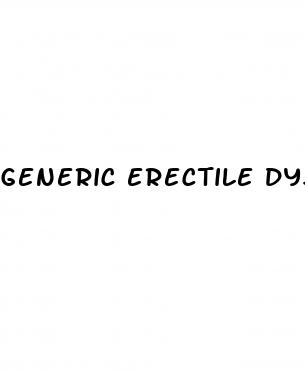 generic erectile dysfunction drugs online