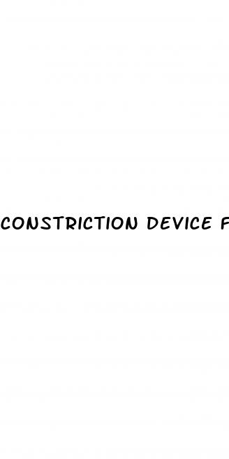 constriction device for erectile dysfunction