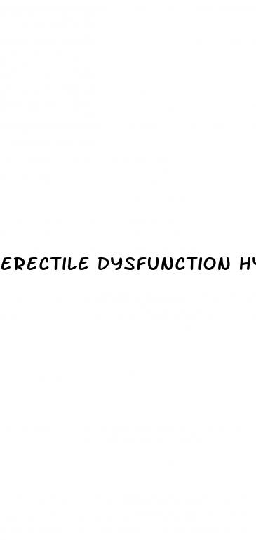 erectile dysfunction hypnosis