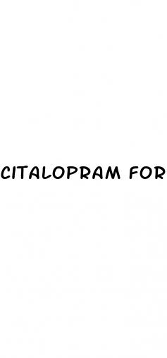 citalopram for erectile dysfunction reddit