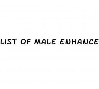 list of male enhancement herbs