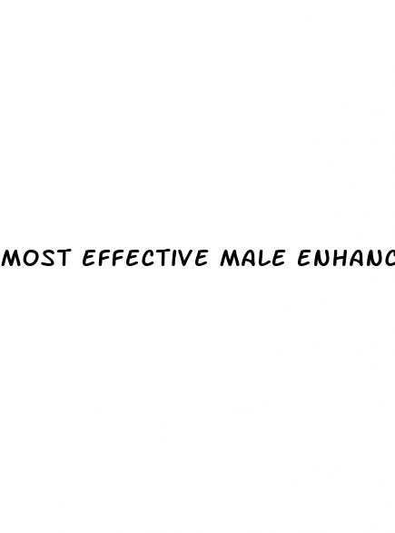 most effective male enhancement pills