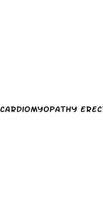 cardiomyopathy erectile dysfunction