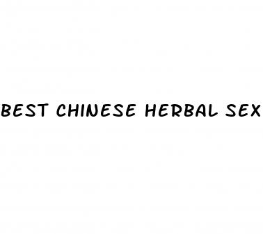 best chinese herbal sex pills