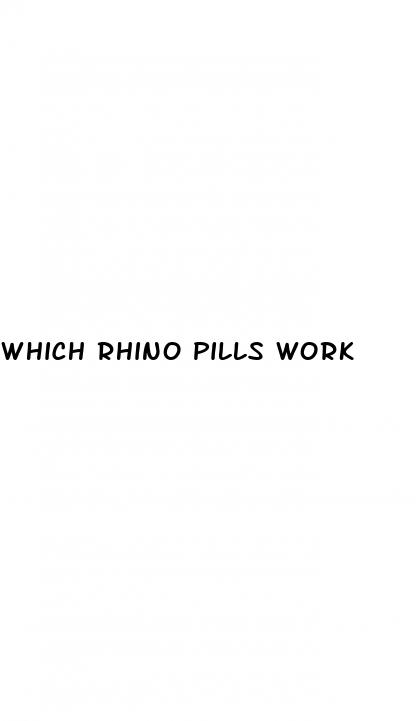 which rhino pills work