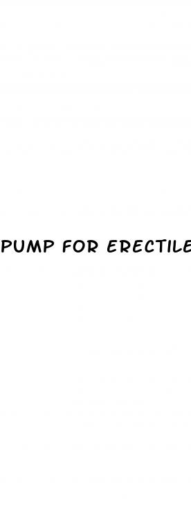 pump for erectile dysfunction