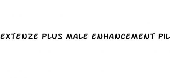 extenze plus male enhancement pills how many pills