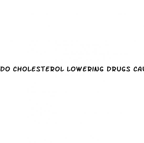 do cholesterol lowering drugs cause erectile dysfunction