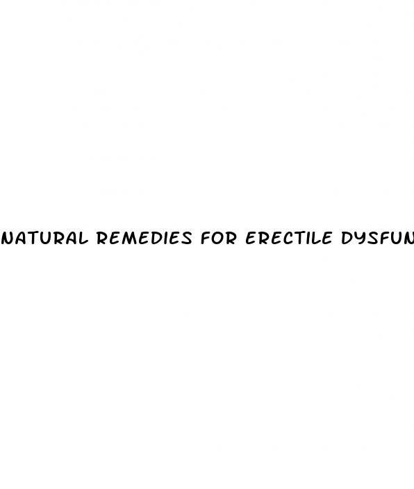 natural remedies for erectile dysfunction due to diabetes