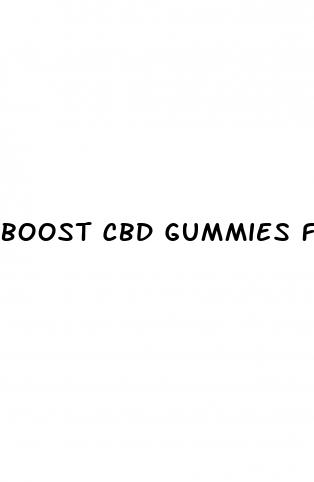 boost cbd gummies for ed