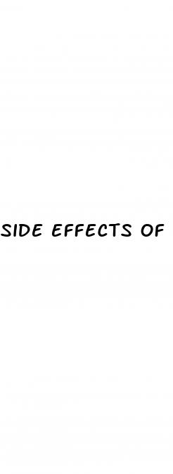 side effects of erectile dysfunction medicine