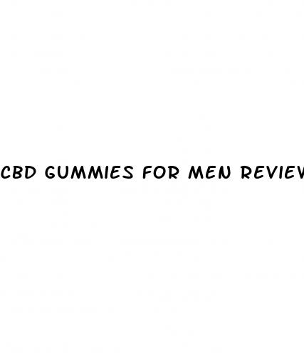 cbd gummies for men review