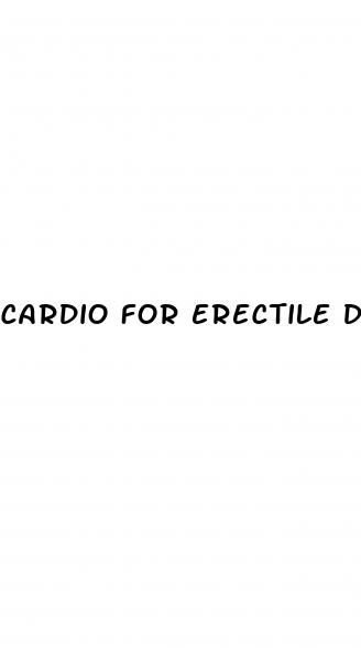 cardio for erectile dysfunction reddit