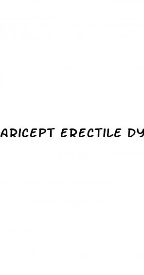 aricept erectile dysfunction