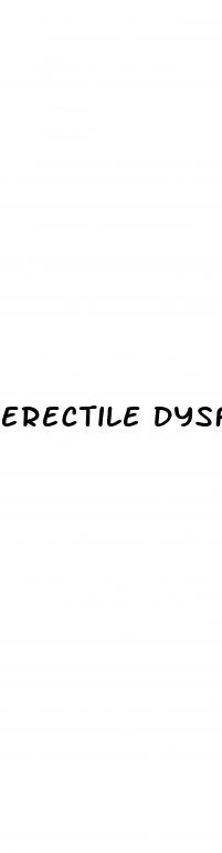 erectile dysfunction symptoms age