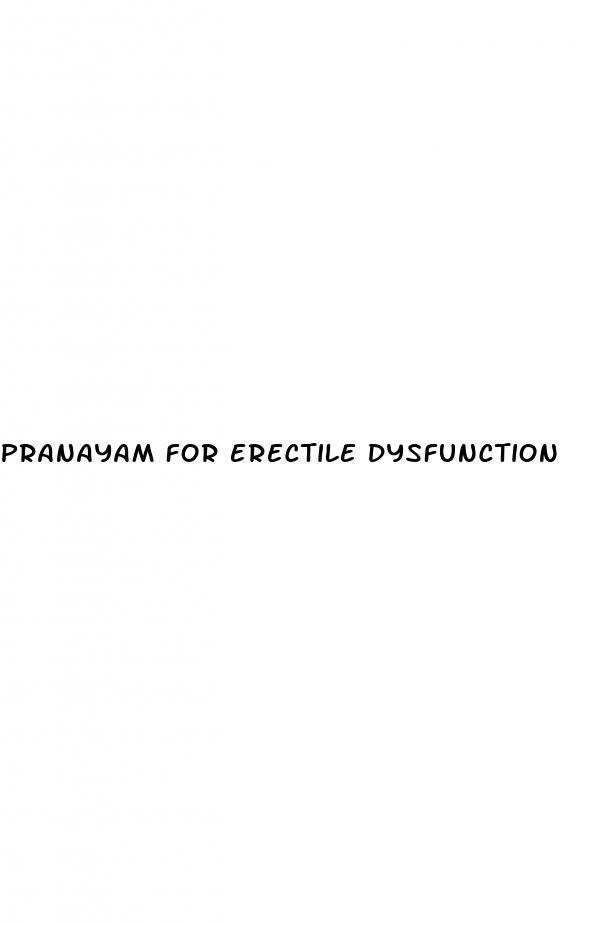 pranayam for erectile dysfunction