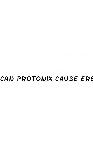 can protonix cause erectile dysfunction