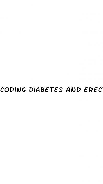 coding diabetes and erectile dysfunction icd10