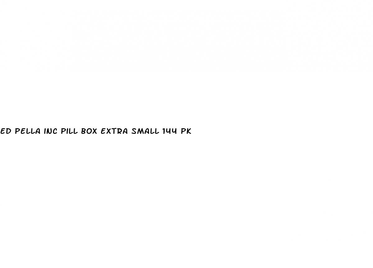 ed pella inc pill box extra small 144 pk