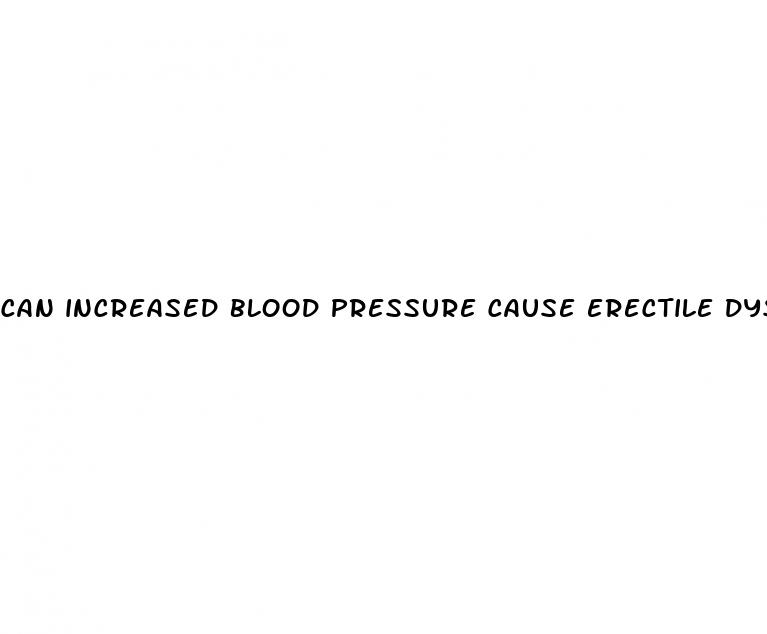 can increased blood pressure cause erectile dysfunction