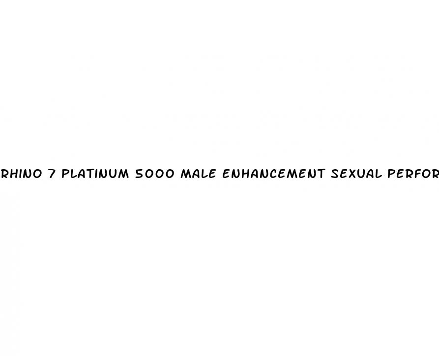 rhino 7 platinum 5000 male enhancement sexual performance supplement