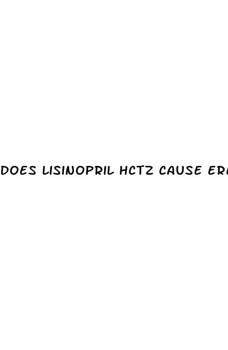 does lisinopril hctz cause erectile dysfunction