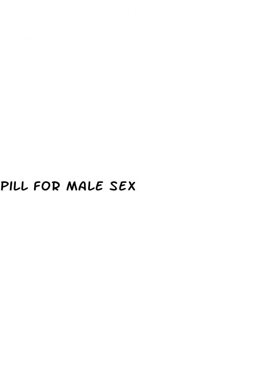 pill for male sex