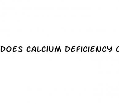 does calcium deficiency cause erectile dysfunction