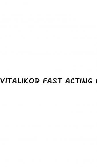 vitalikor fast acting formula all natural male enhancement