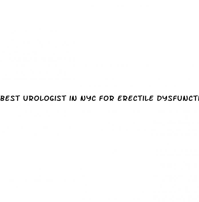 best urologist in nyc for erectile dysfunction