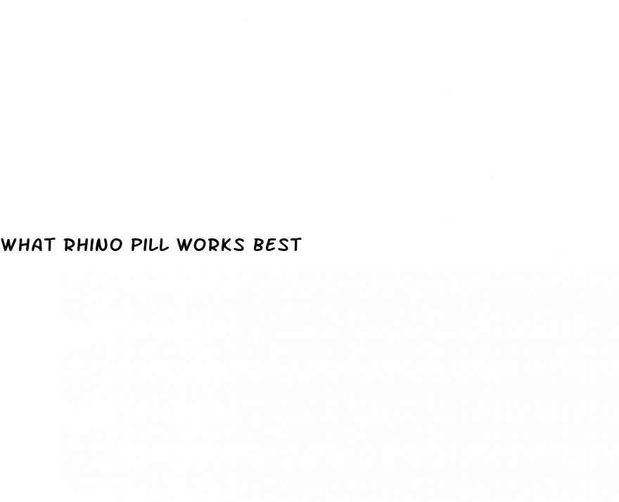 what rhino pill works best