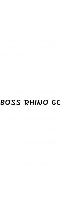 boss rhino gold pills