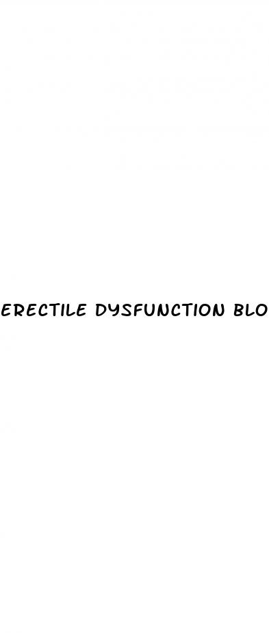 erectile dysfunction blood pressure medication