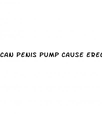 can penis pump cause erectile dysfunction