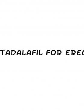 tadalafil for erectile dysfunction dose