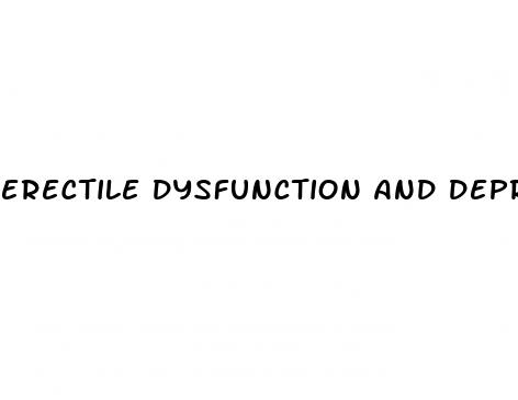 erectile dysfunction and depression