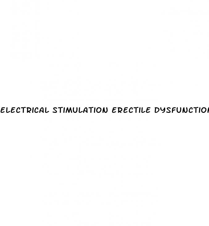 electrical stimulation erectile dysfunction